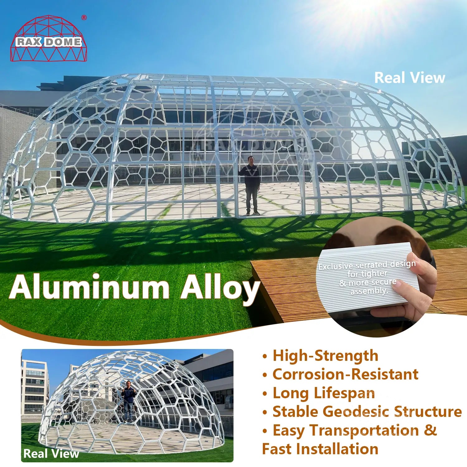 12MX21M Big Capsule Glass House for Family Resort and Yoga House with Full Tempered Glass